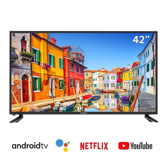 Skyworth 42S3G Inch Premium 1080P HD LED Television Quad-CORE Android TV Smart with Voice Control, Google Assistant, Chromecast, Smart TV, Android TV freeshipping - Darkside Me