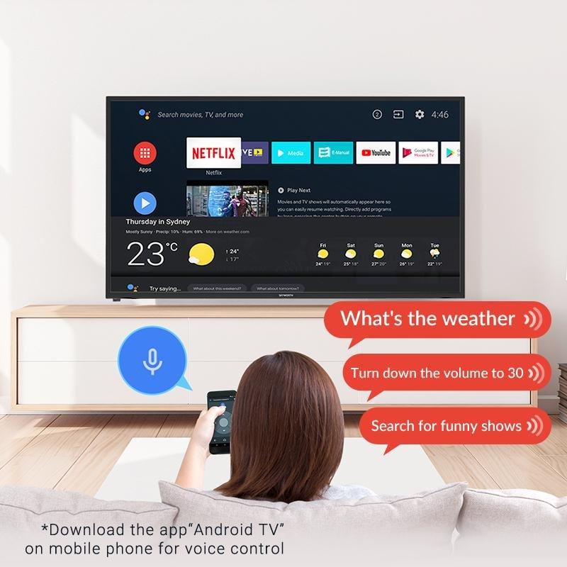 Skyworth 42S3G Inch Premium 1080P HD LED Television Quad-CORE Android TV Smart with Voice Control, Google Assistant, Chromecast, Smart TV, Android TV freeshipping - Darkside Me